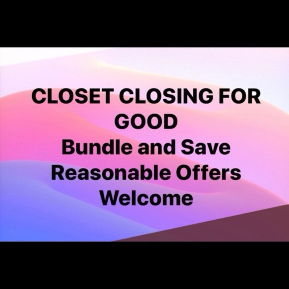 Closet Closing Sale - Bundle and Save